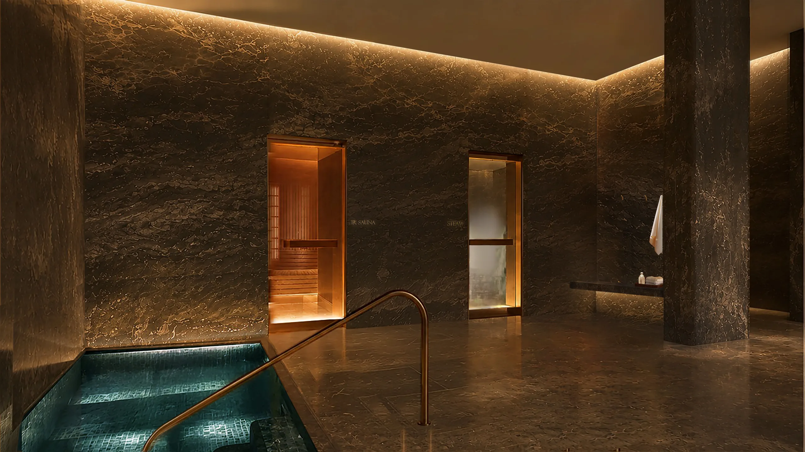 Steam Room & Infrared Sauna Room
