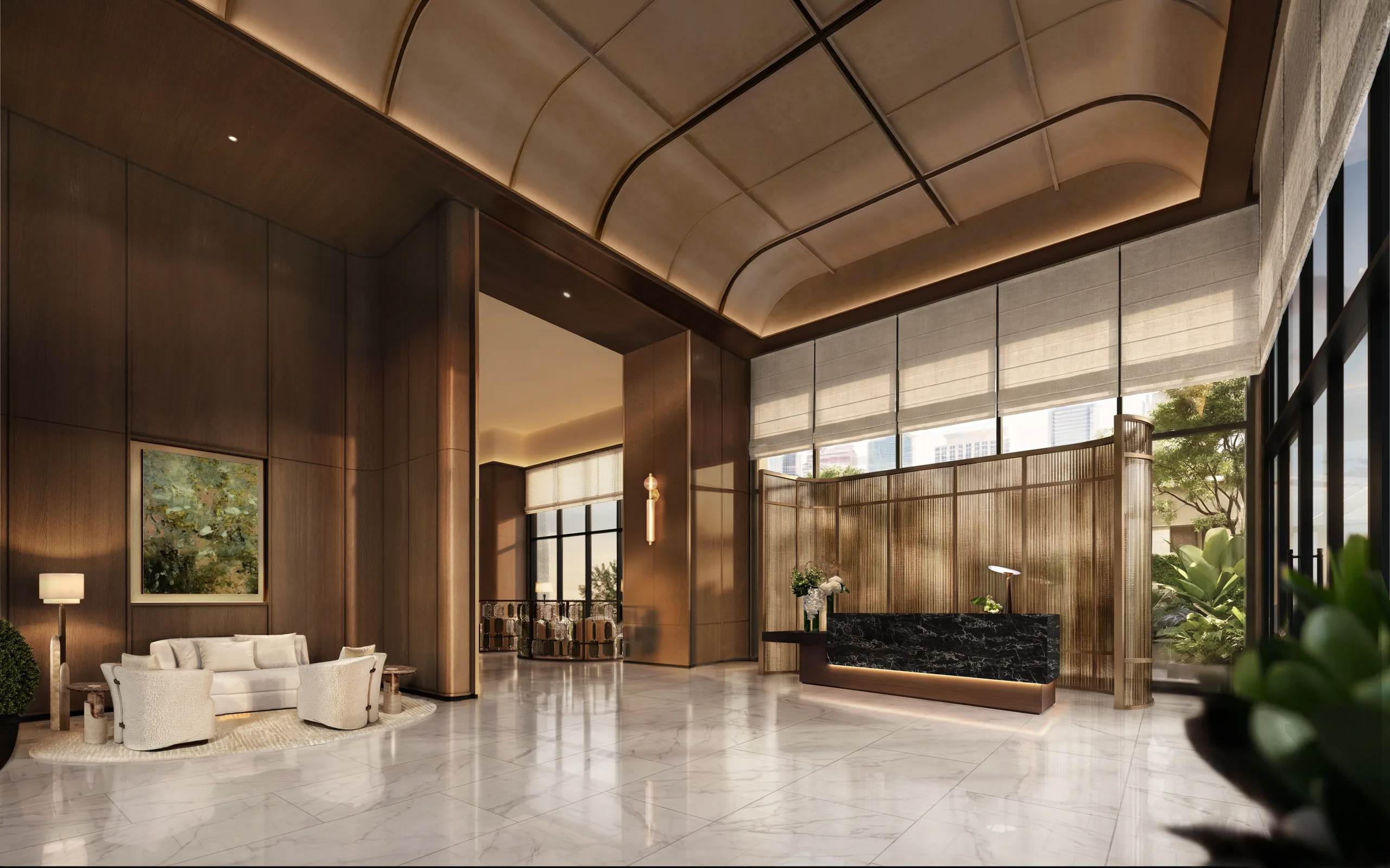 Tower P Grand Lobby & Reception