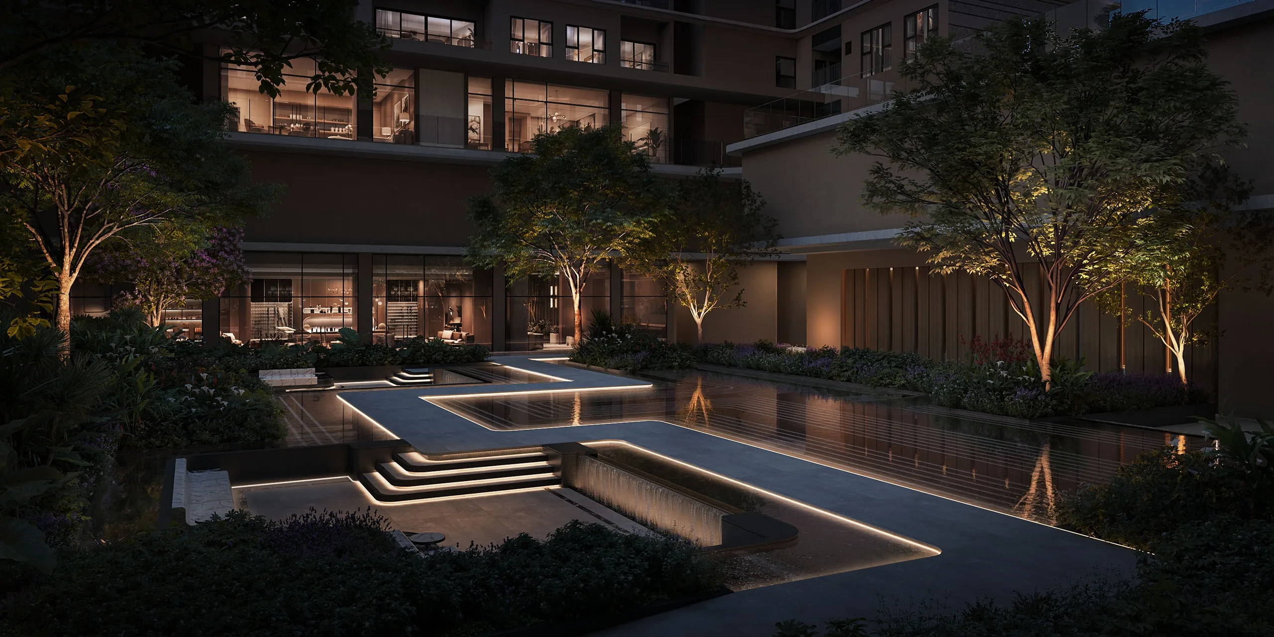 Serene Courtyard