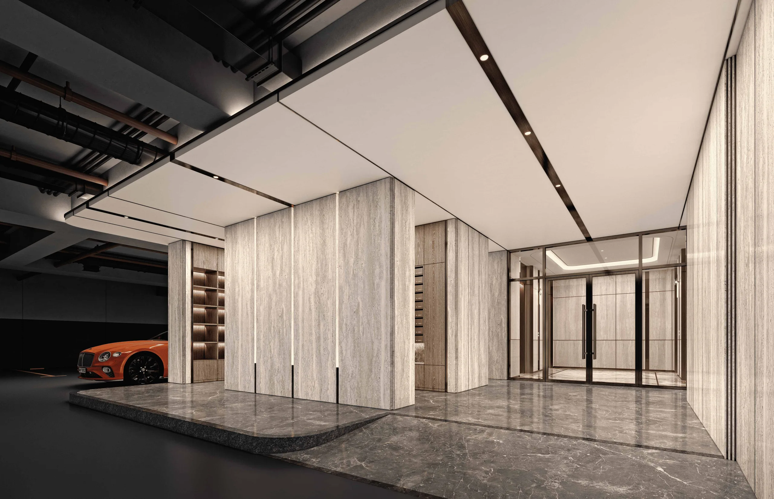 Basement Arrival Lobby